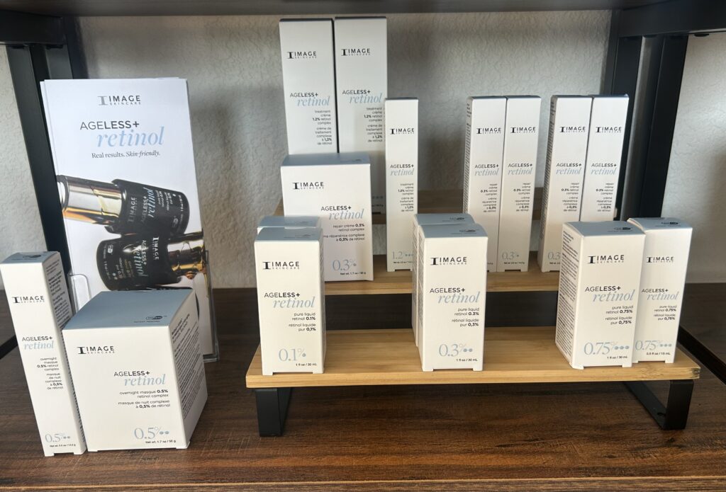 retinol retail display retinol